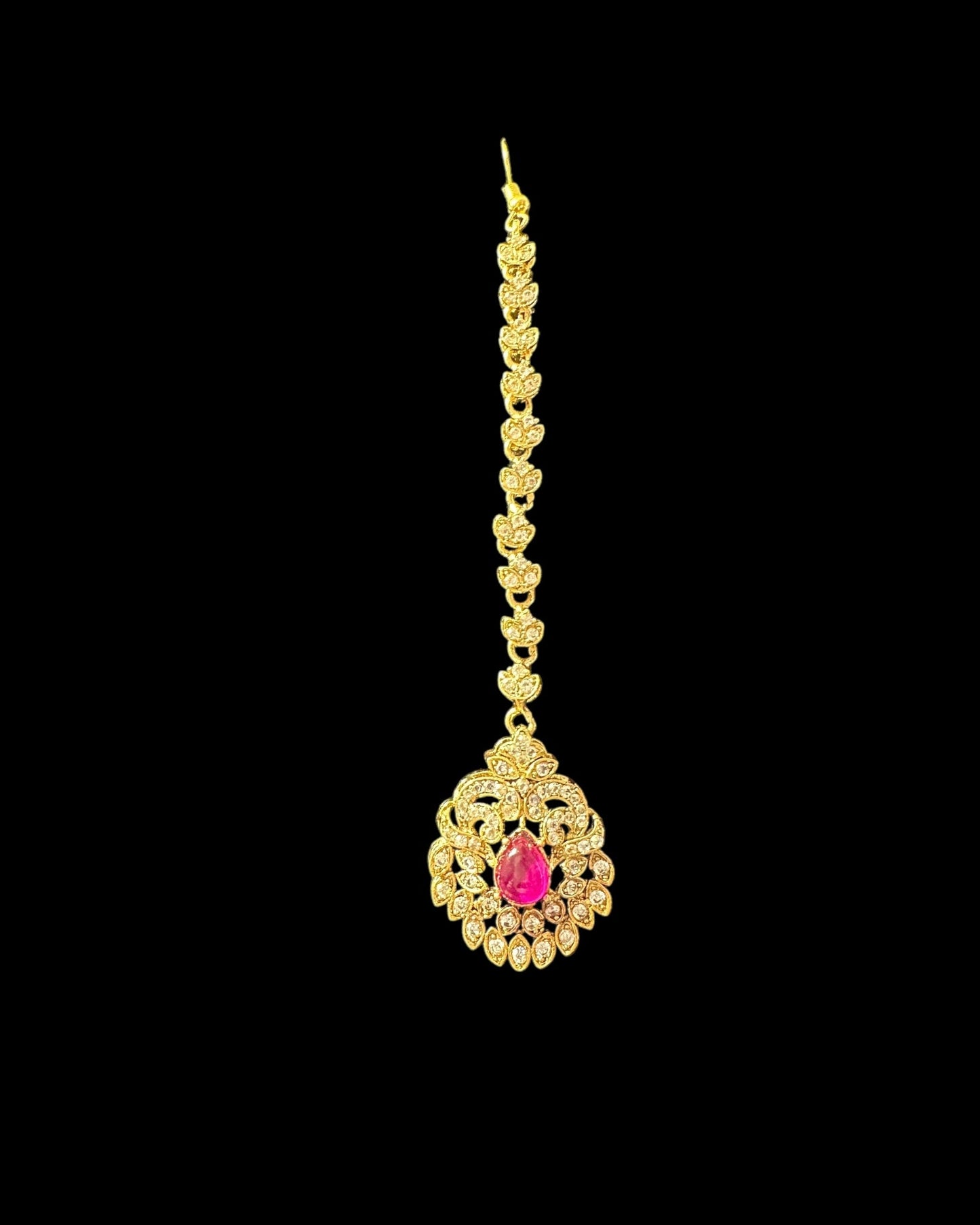 BR490 MEHTAB bridal set in ruby ( READY TO SHIP )