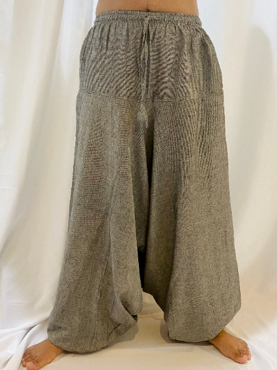 Handmade Cotton Unisex Harem Yoga Pants