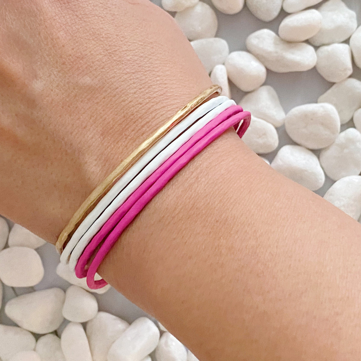 Color Of Your Game Slim Bangle Set Of 5
