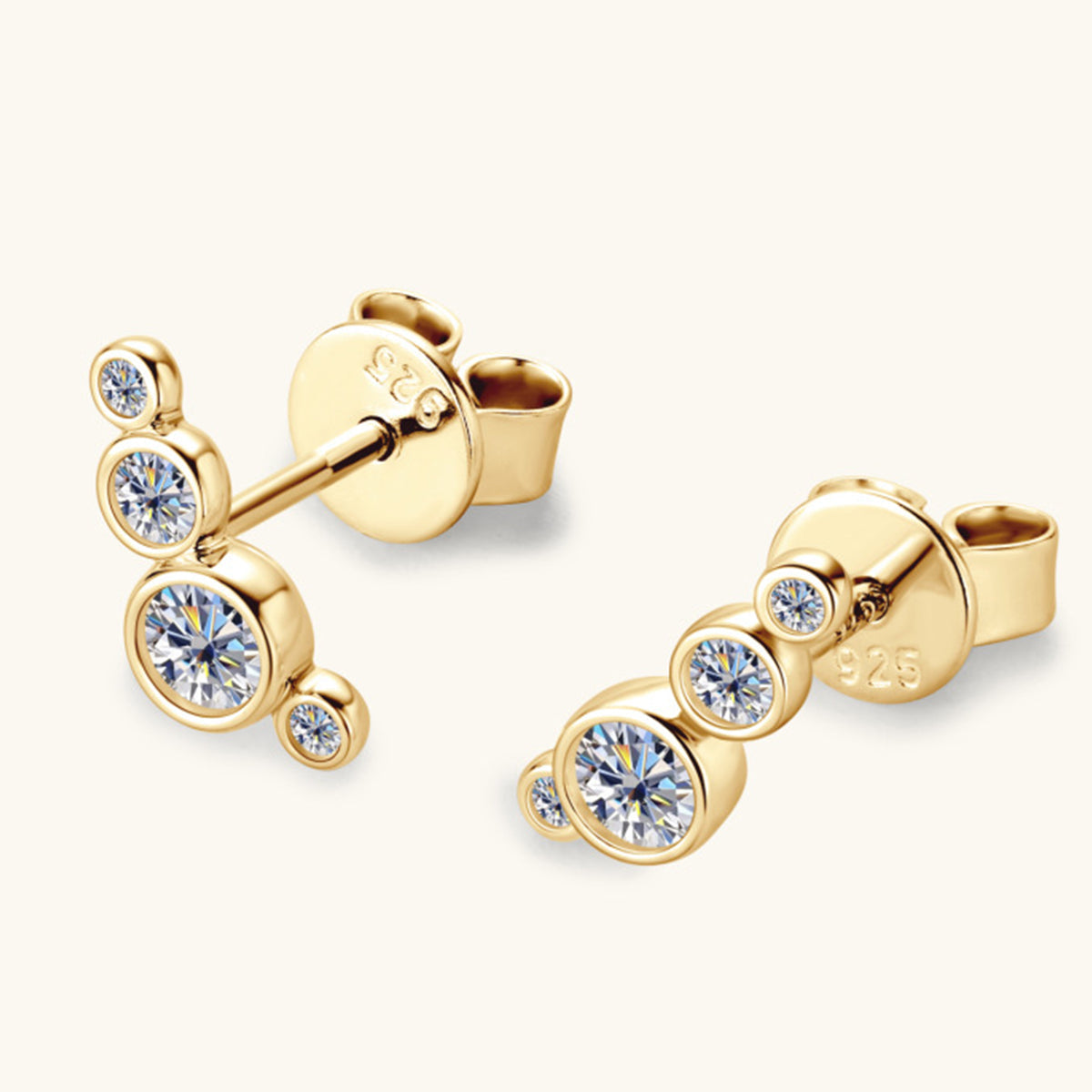 Sparkala™ Pure Sterling Silver Stud Earrings