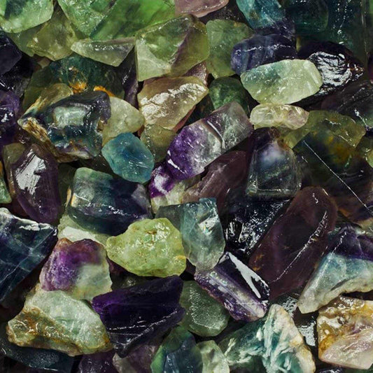 Rough Rainbow Fluorite – Raw Stone from China