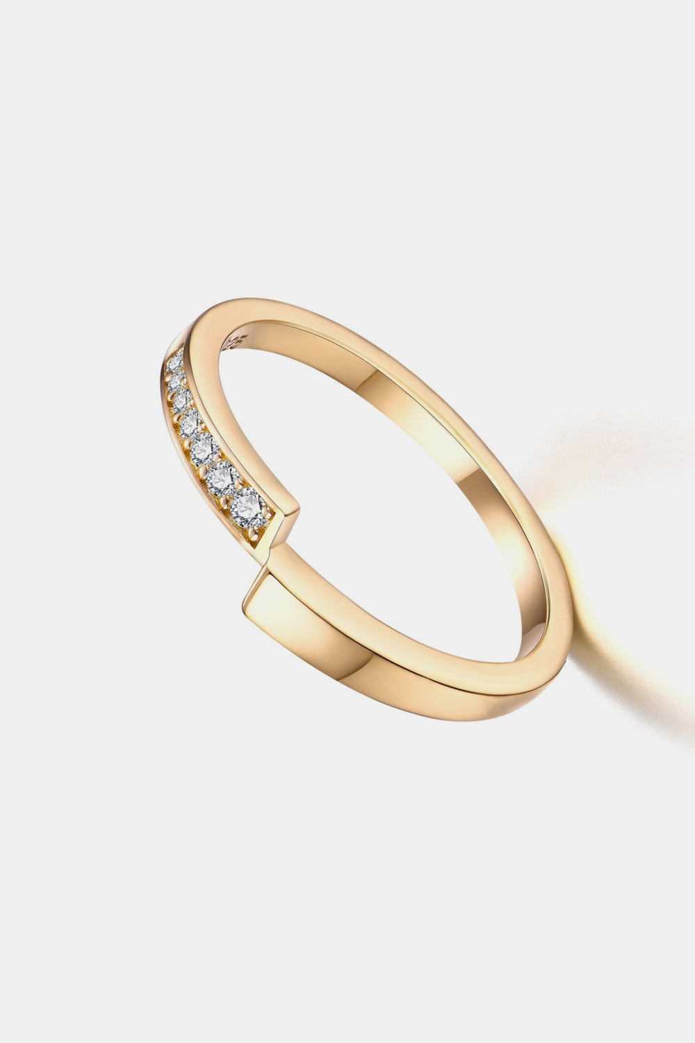 Sparkala™ Platinum Over Pure Sterling Silver Ring