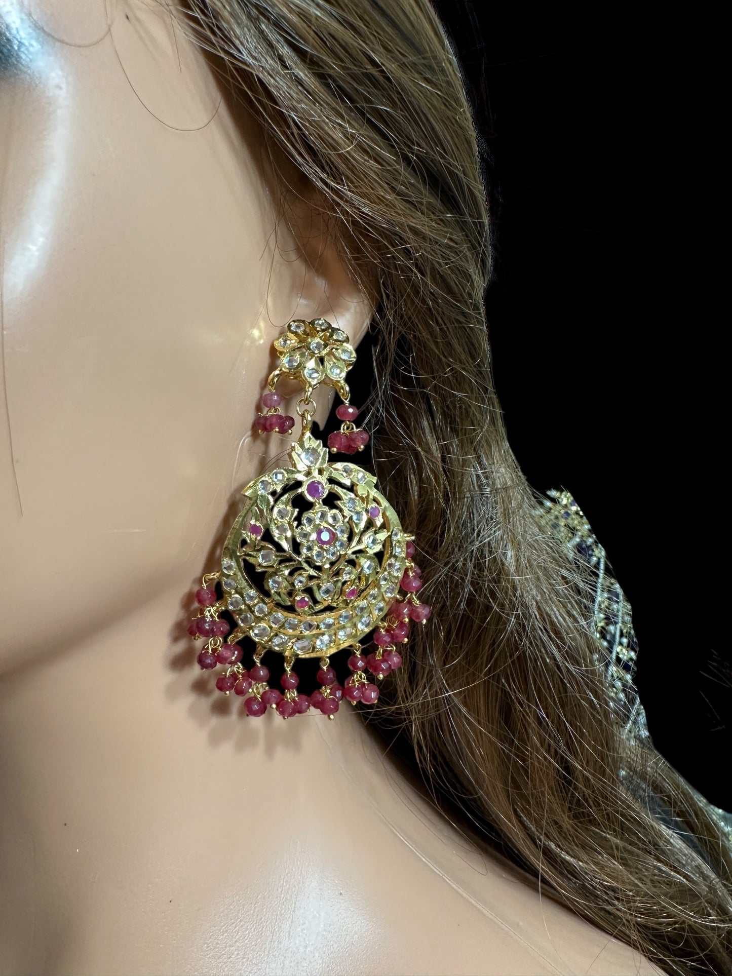 DJET87 Romana Gold-Plated Earrings & Tika Set ( READY TO SHIP )