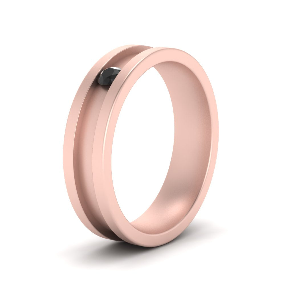 Single Stone Mens Promise Ring