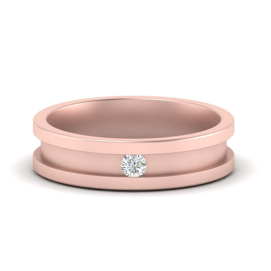 Single Stone Mens Promise Ring