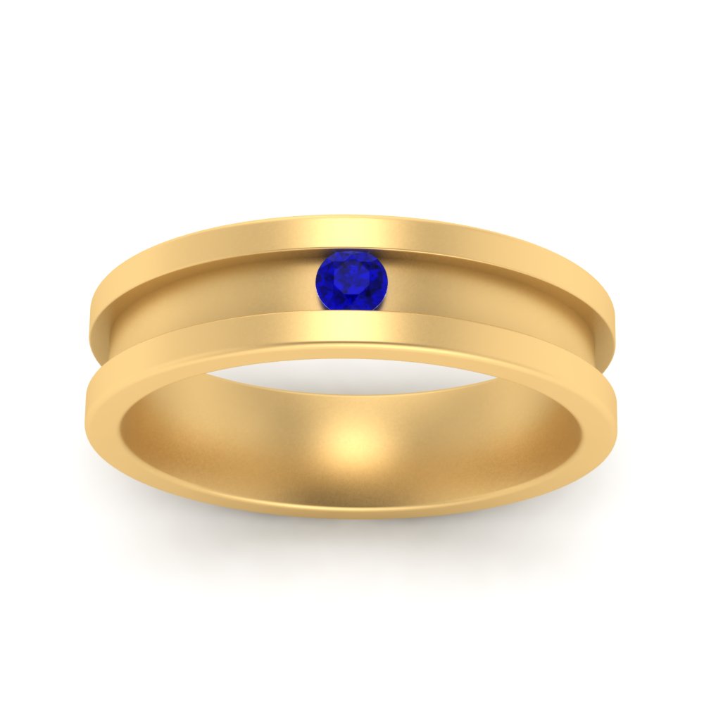 Single Stone Mens Promise Ring