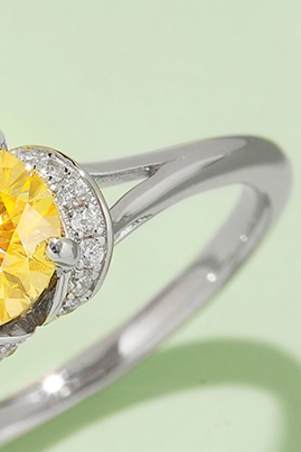 1 Carat Brilliant Round Cut Sparkala™ 4-Prong Platinum Over Pure Sterling Silver Ring (Yellow, Pink, or Blue)