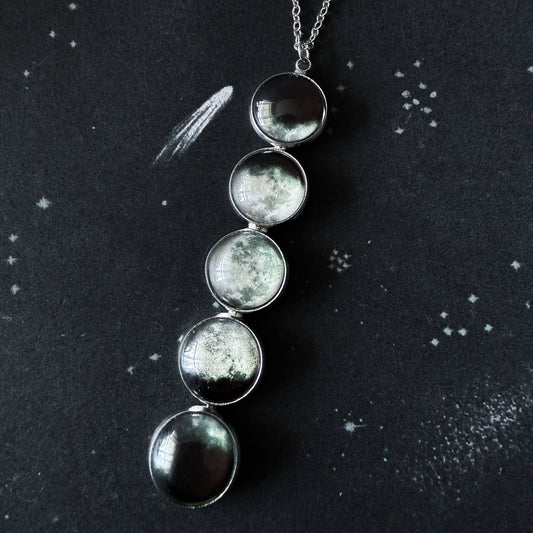 Moon Phase Pendant Necklace
