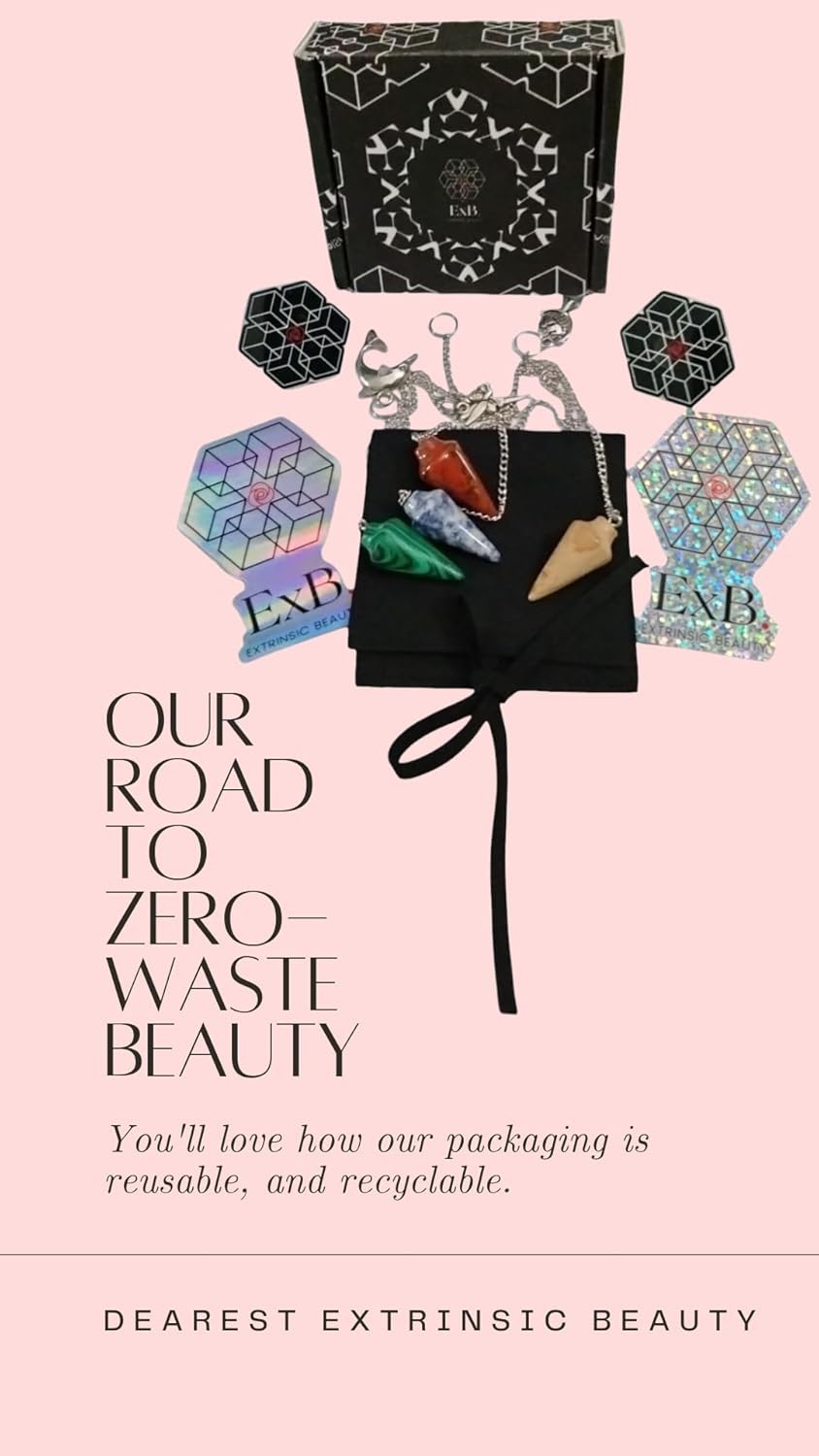 Natural Gemstone Smooth Conical Crystal Pendulum with Charm, Nickle Free Chain, Reiki Meditation Dowsing Tool (Tigers Eye)