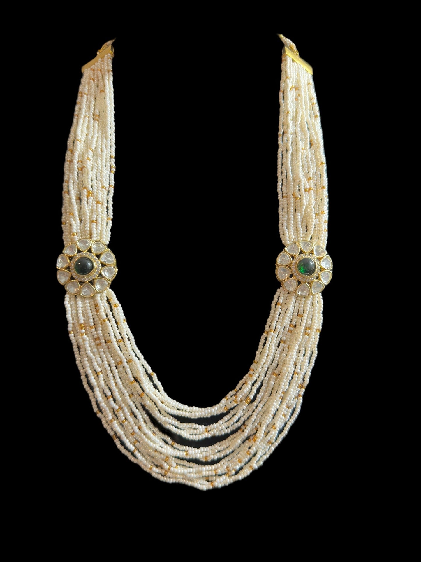 DLN99 Pearl brooch mala ( READY TO SHIP )