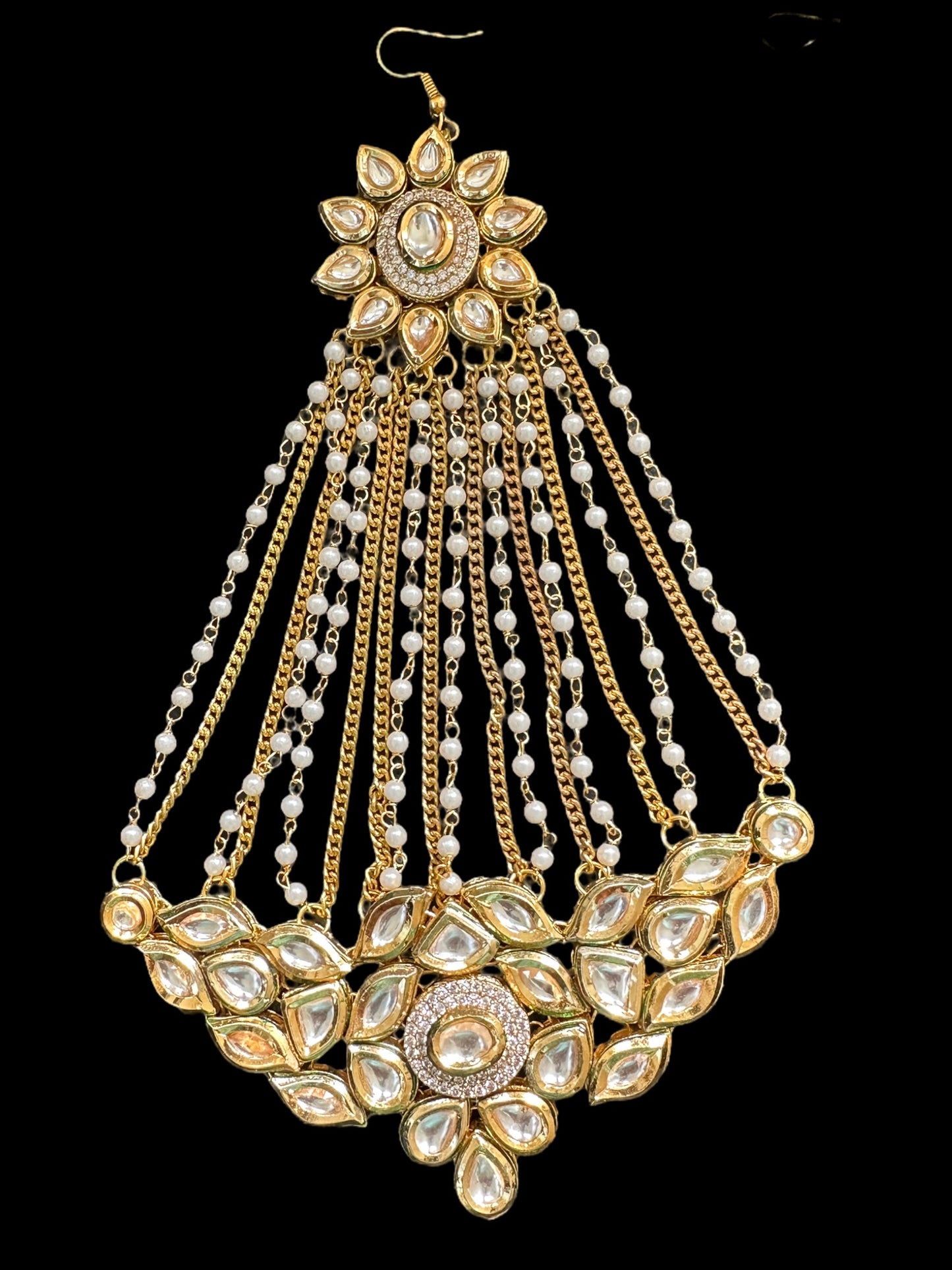 JTK5 Mala Kundan jhoomar tika ( READY TO SHIP )