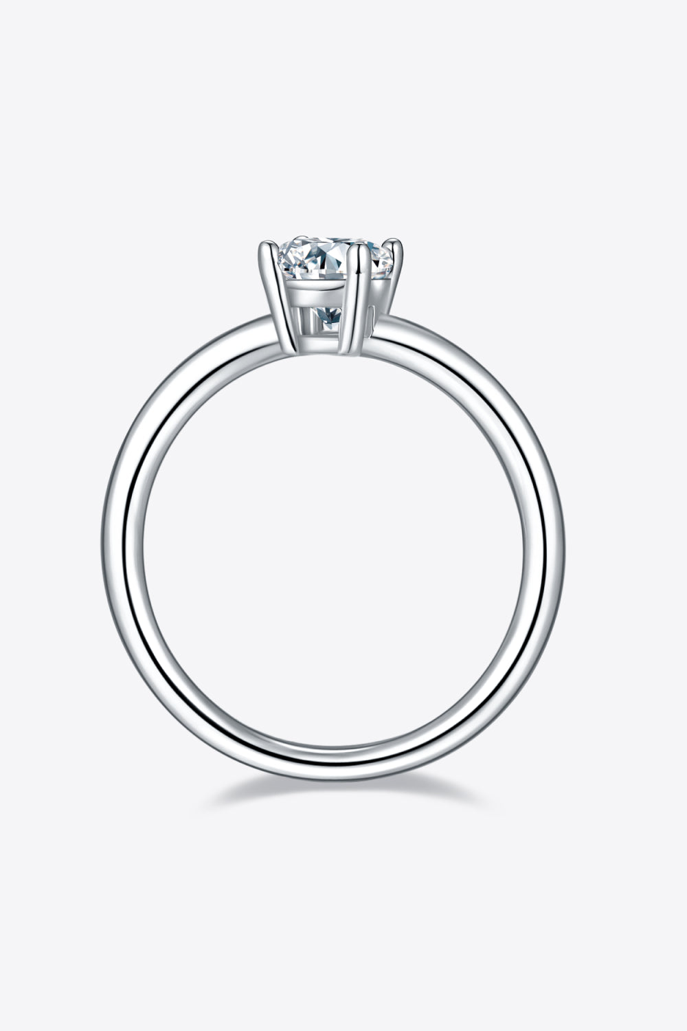 1 Carat Sparkala™ Platinum Over Pure Sterling Silver Solitaire Ring