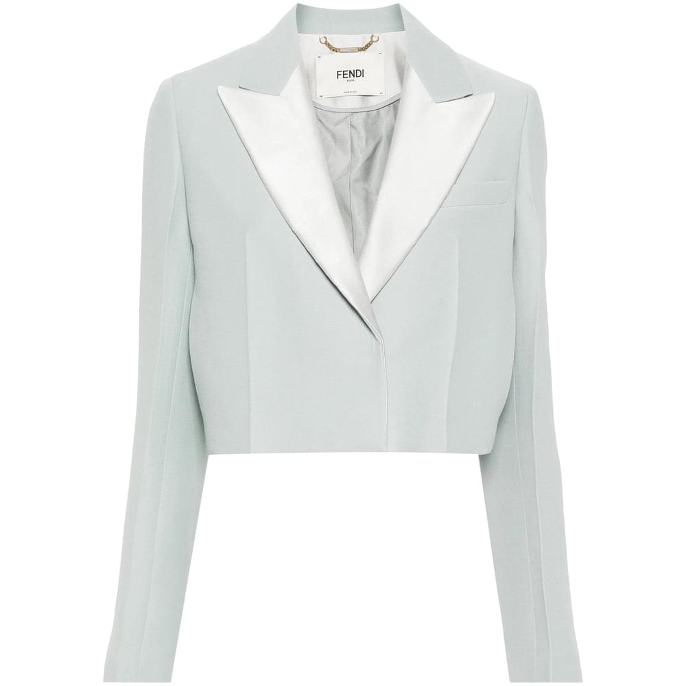 Fendi Blue Jackets - Blazers Women
