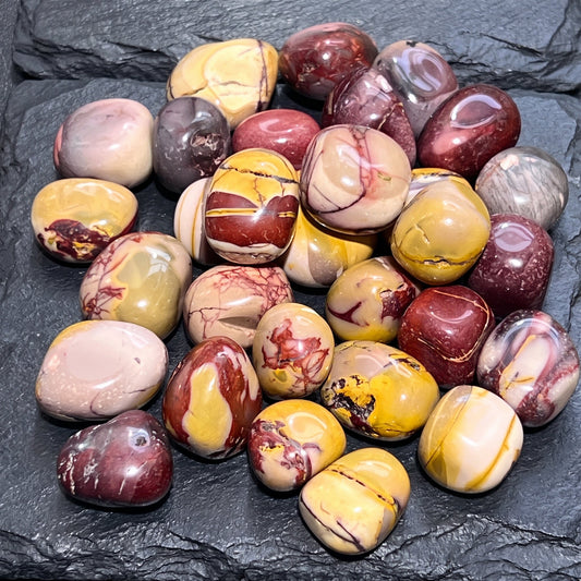 Mookaite Jasper Tumbled Stones (By The Piece or Pound)