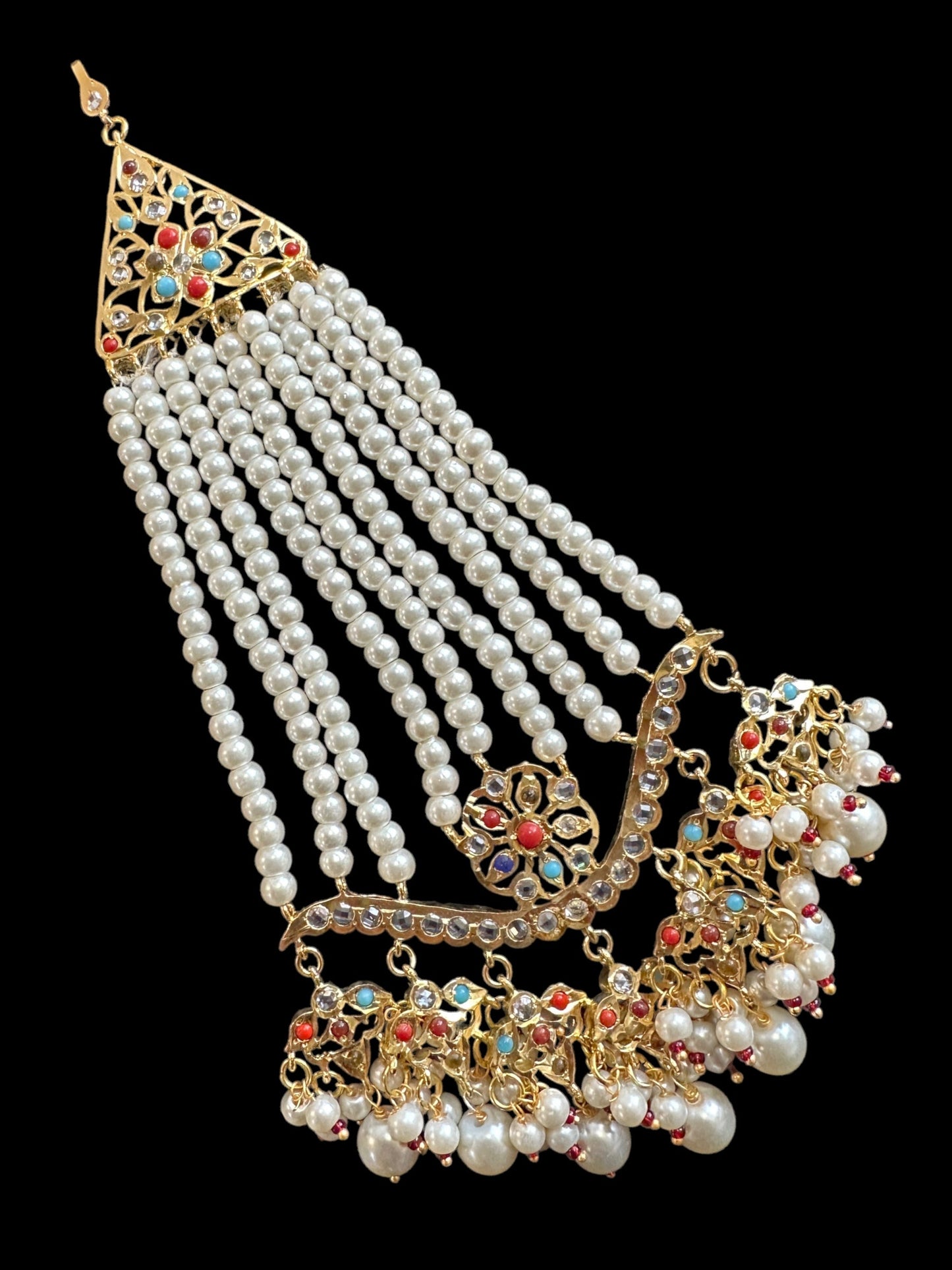 DJHR111 Diya jhoomar in navratan   ( READY TO SHIP )
