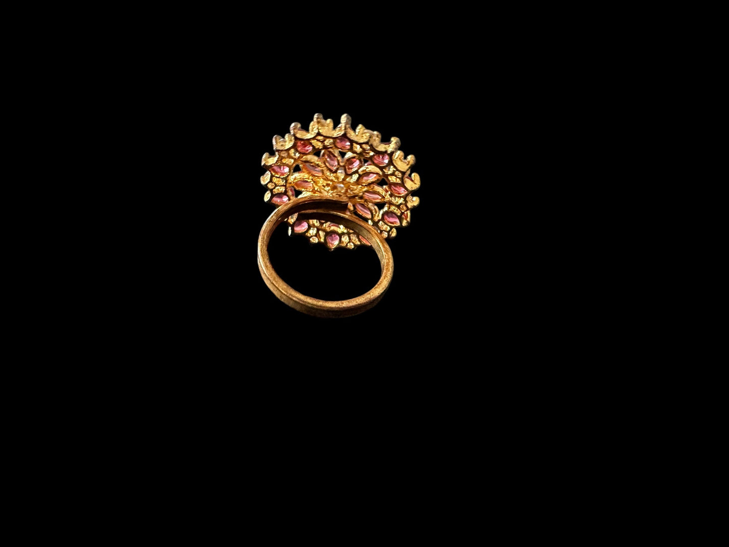 DJR126 Cz polki  ring ( READY TO SHIP)