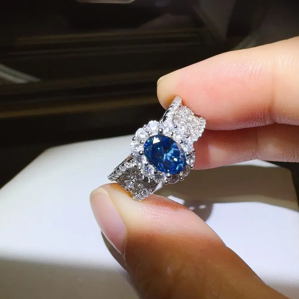 1 Carat Sparkala™ Zircon 925 Sterling Silver Ring