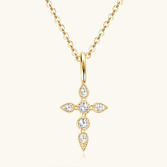 Sparkala™ Cross Pendant Necklace (18k Gold over Fine Sterling Silver)