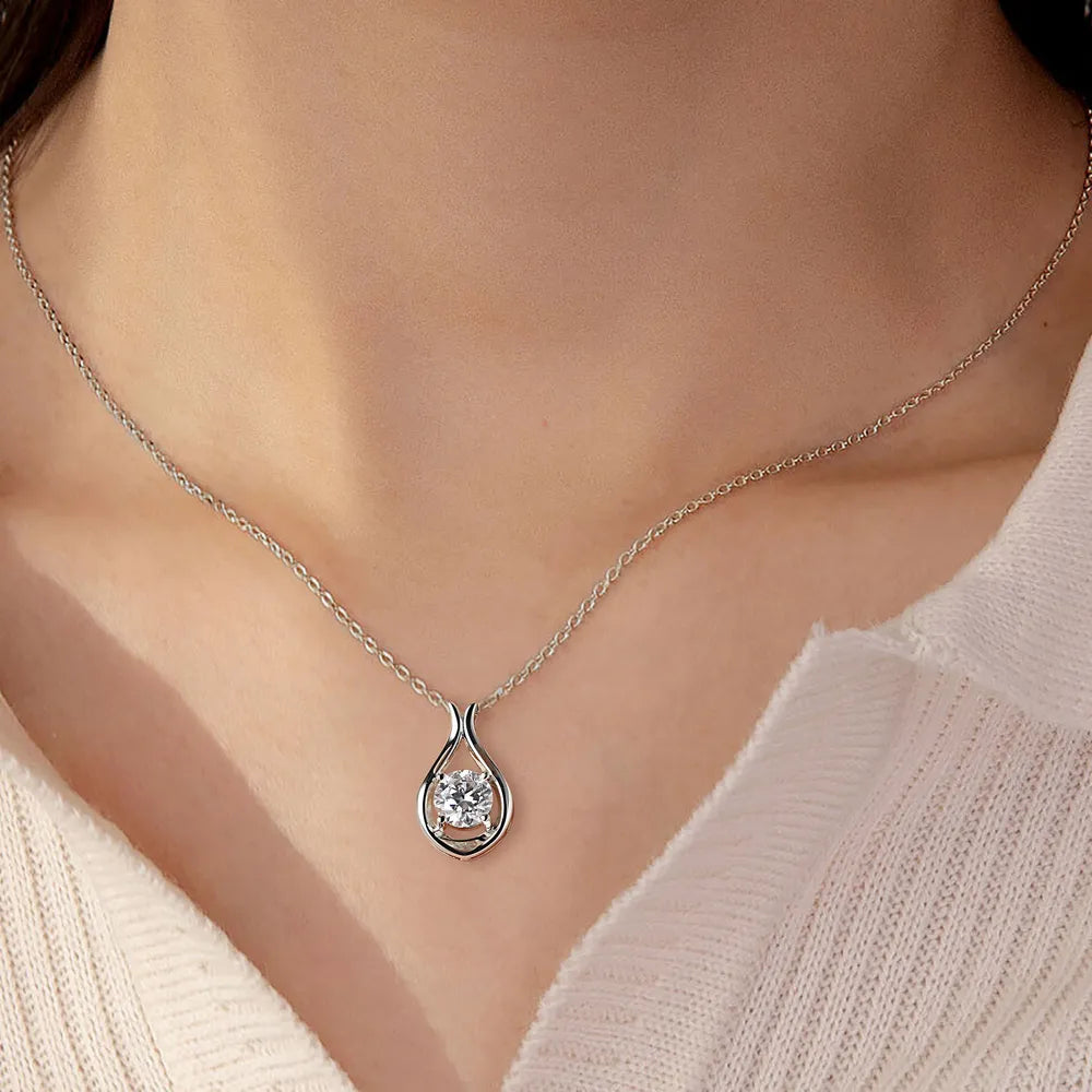 2 Carat Sparkala™ 925 Sterling Silver Pendant Necklace
