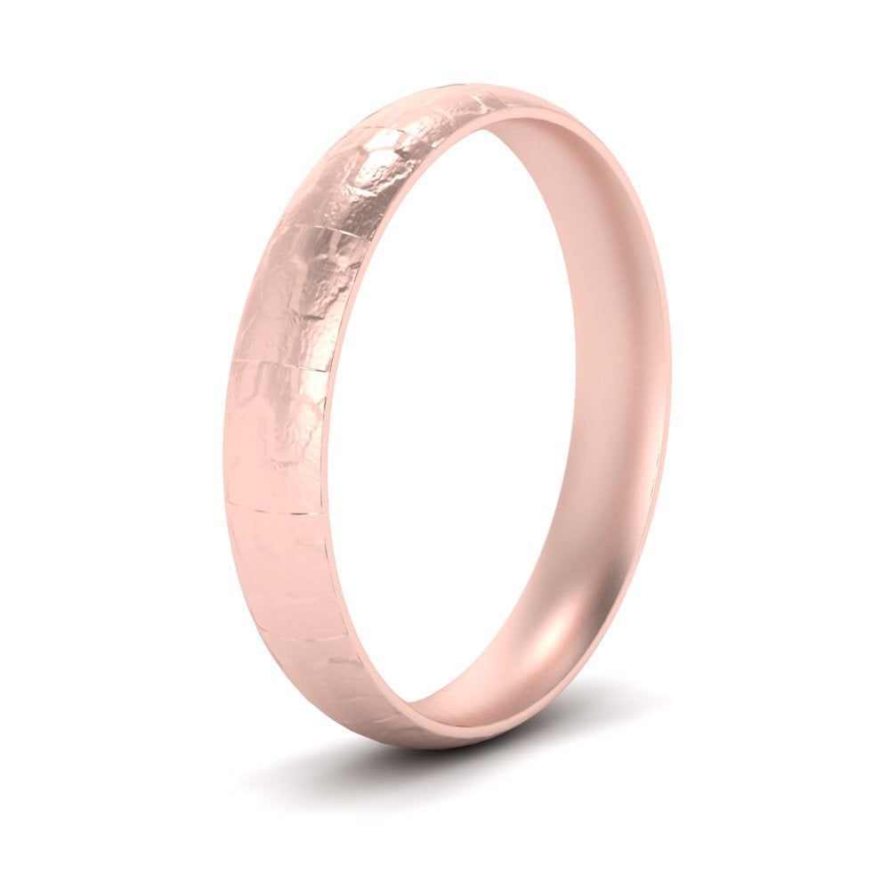 5 Mm Lightweight Rock Texture Mens Wedding Band