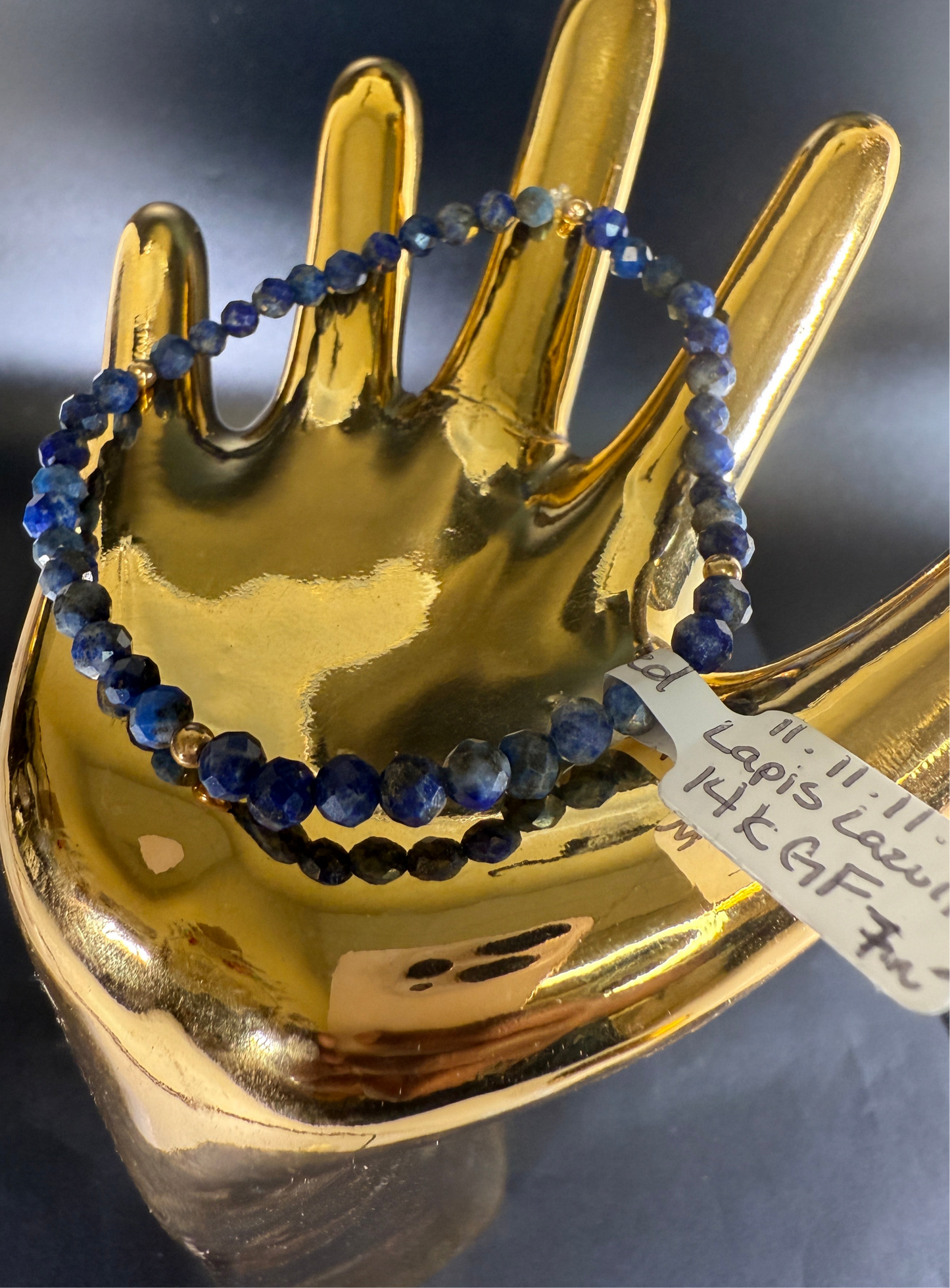 4mm Lapis Lazuli Bracelet