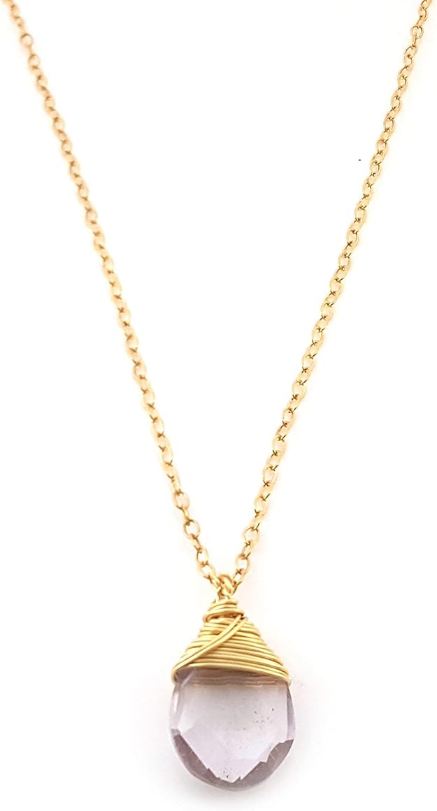 June Birthstone Necklace – 14k Gold Filled