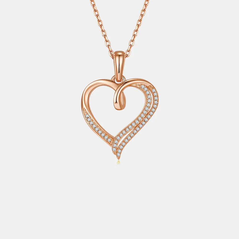 Sparkala™ 925 Sterling Silver Heart Shape Necklace