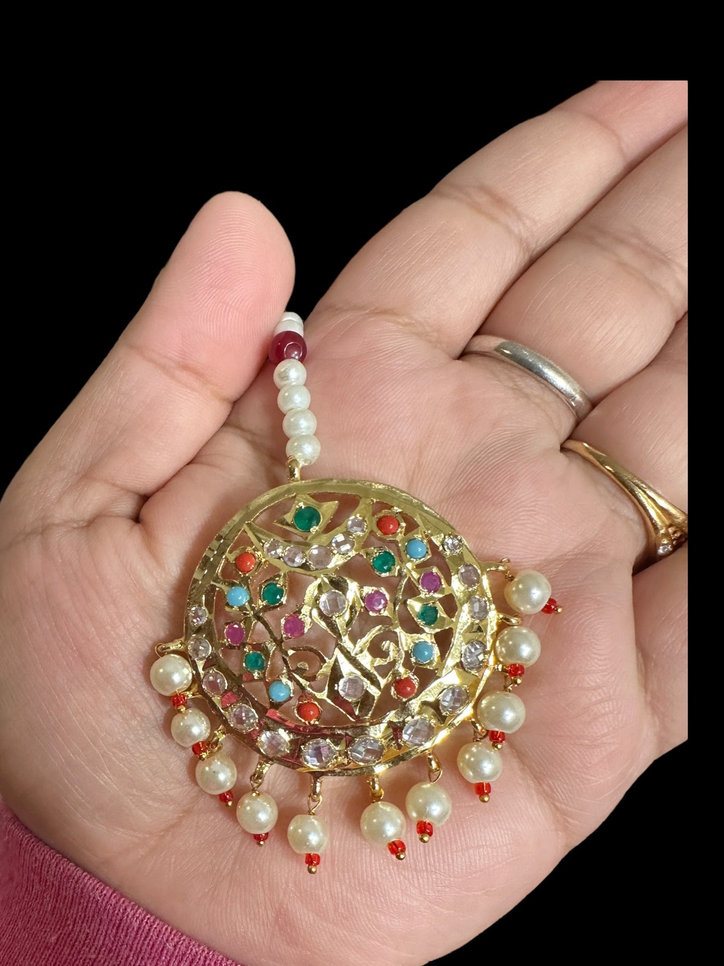 DJTK350 Avni  tika In navratan   ( READY TO SHIP )
