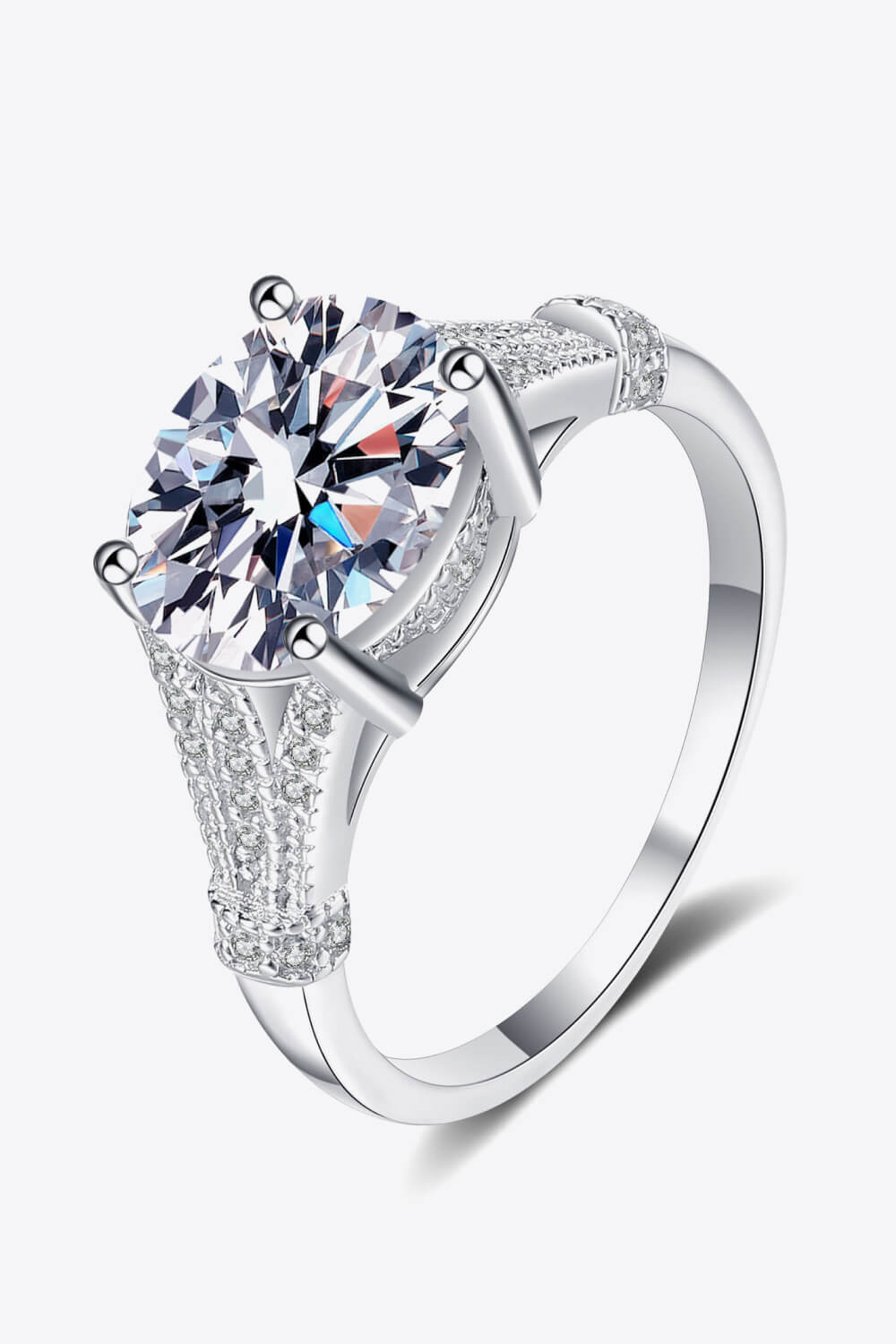 Beautiful Day 3 Carat Brilliant Round Cut Sparkala™ Ring