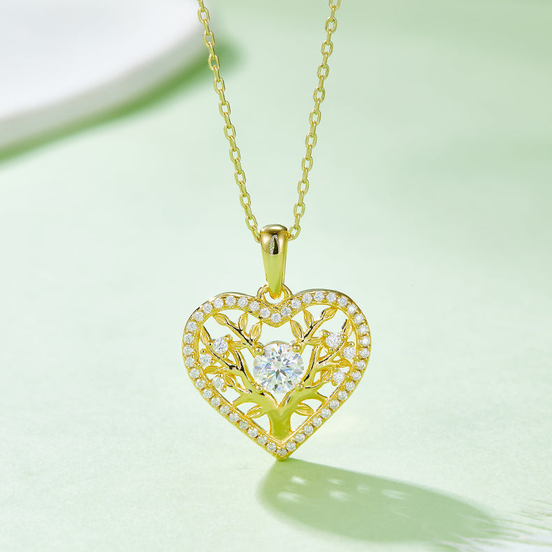 Sparkala™ 925 Sterling Silver Heart Shape Necklace