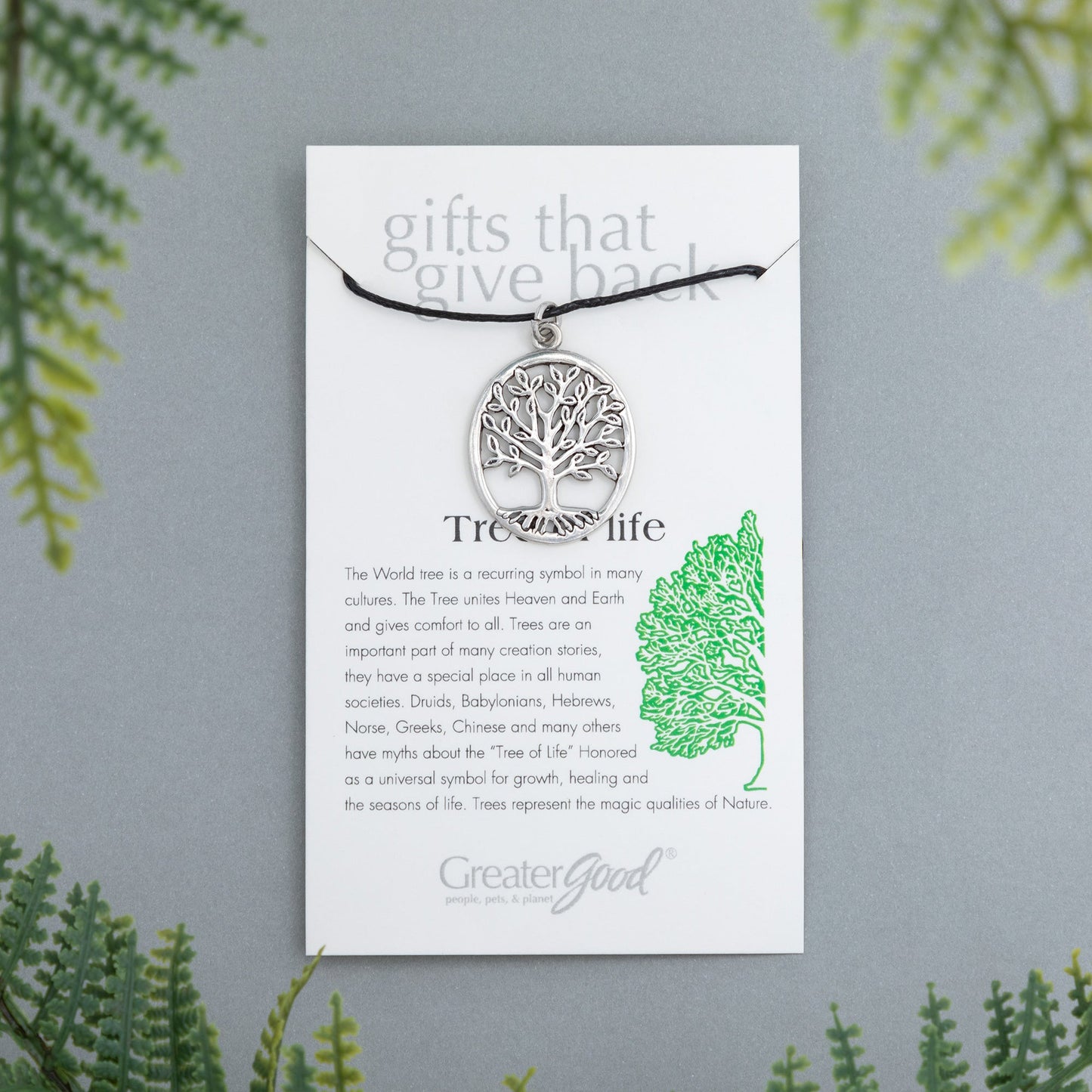 Mindful Living Sterling Necklace