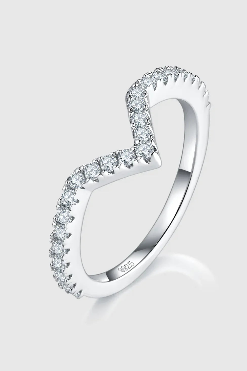 1 Carat Sparkala™ 925 Sterling Silver Double Layered Ring