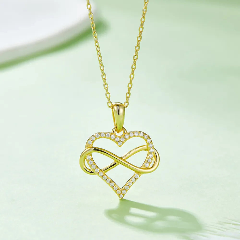 Sparkala™ 925 Sterling Silver Heart Shape Necklace