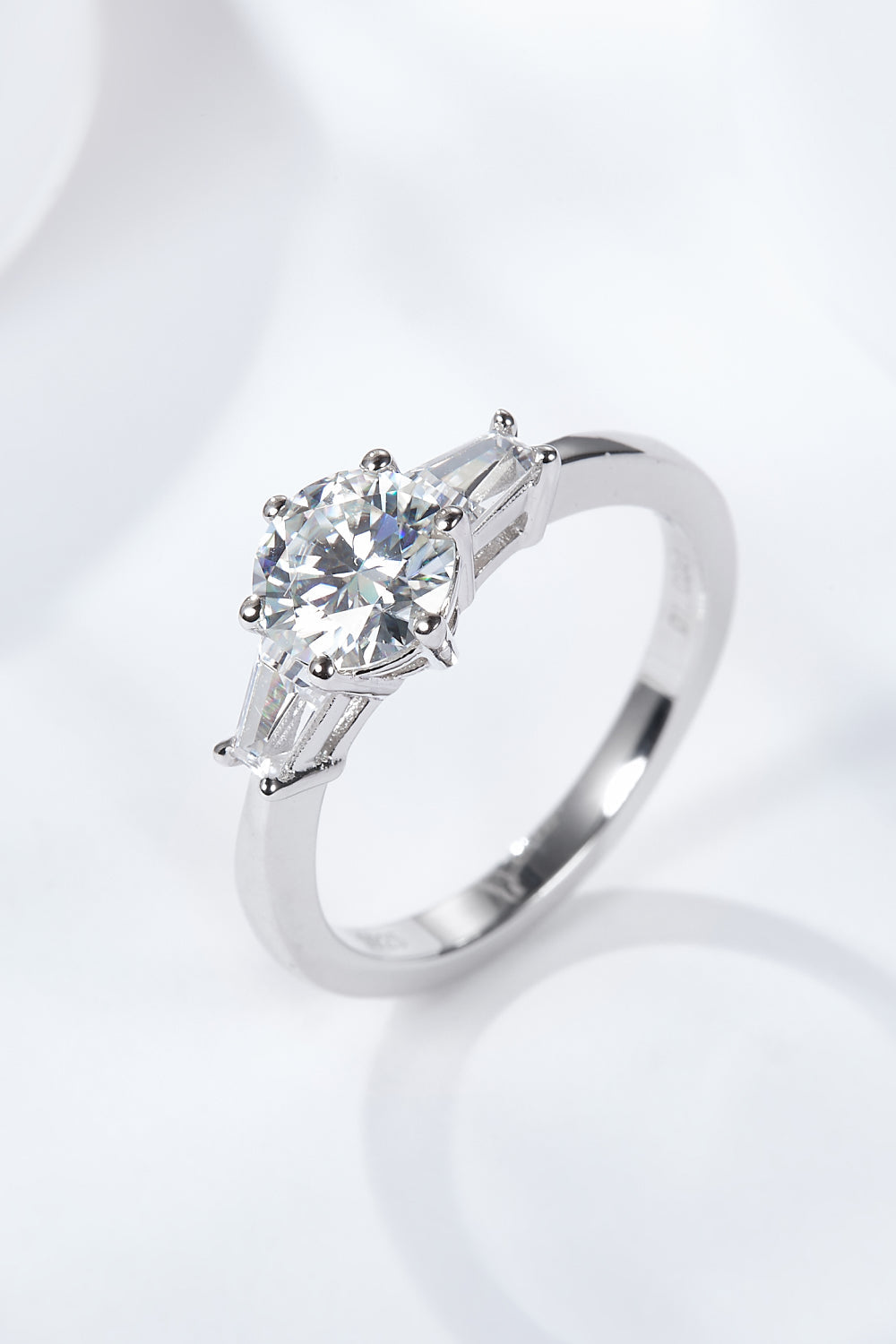 Loyal Love 1 Carat Brilliant Round Cut Sparkala™ Ring (Platinum Over Pure Sterling Silver)