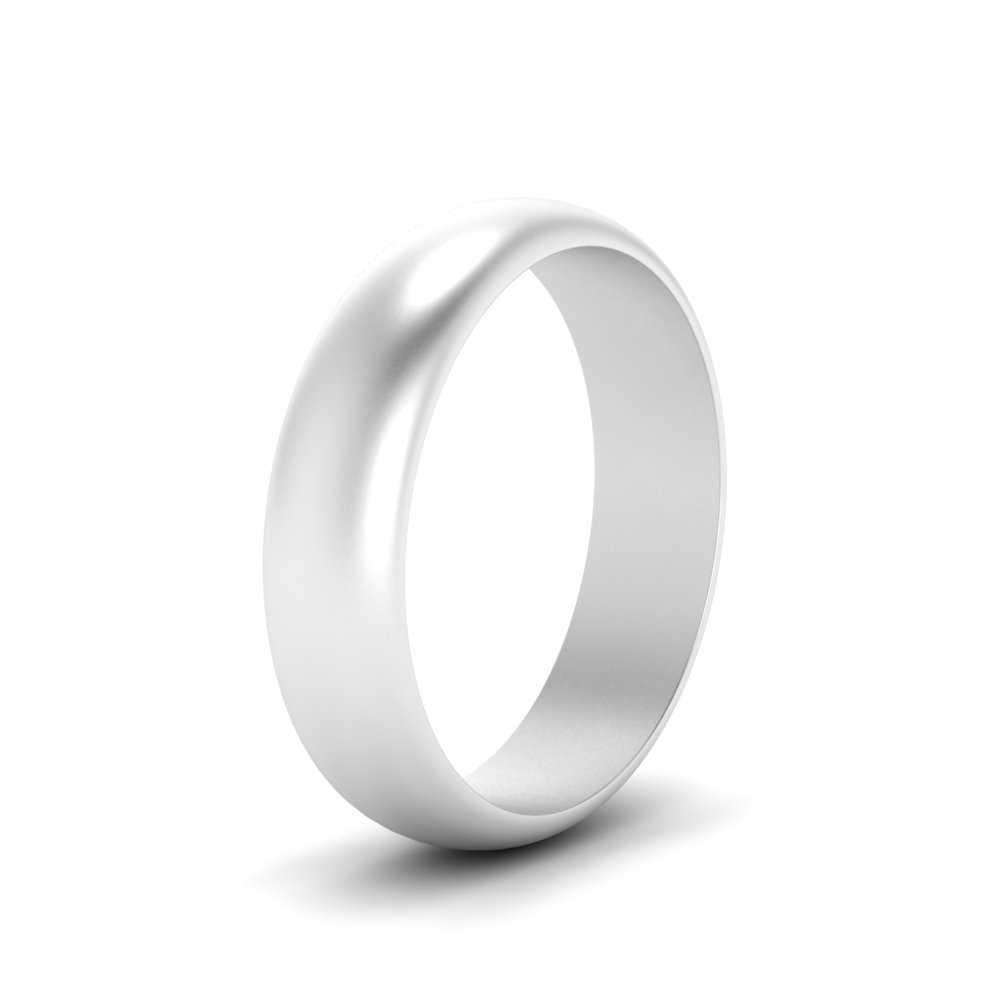 Low Dome 6mm Men Wedding Band
