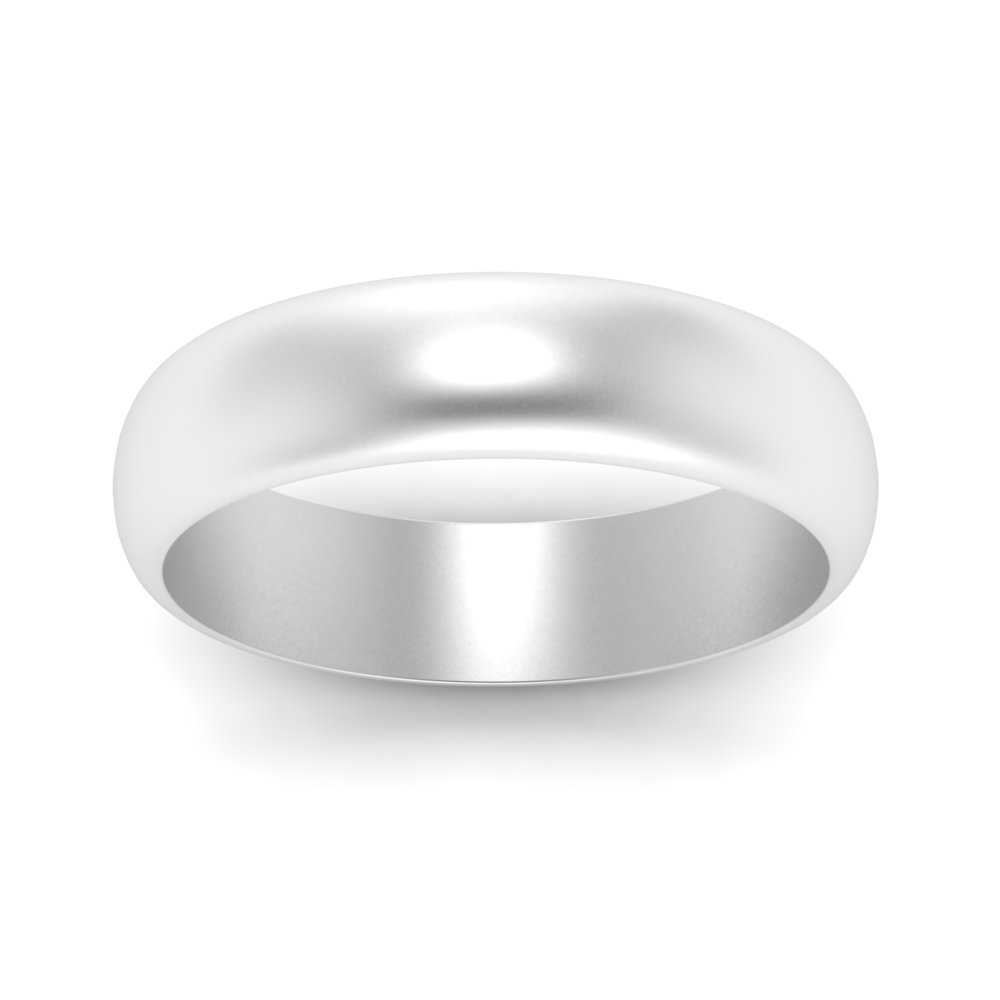 Low Dome 6mm Men Wedding Band