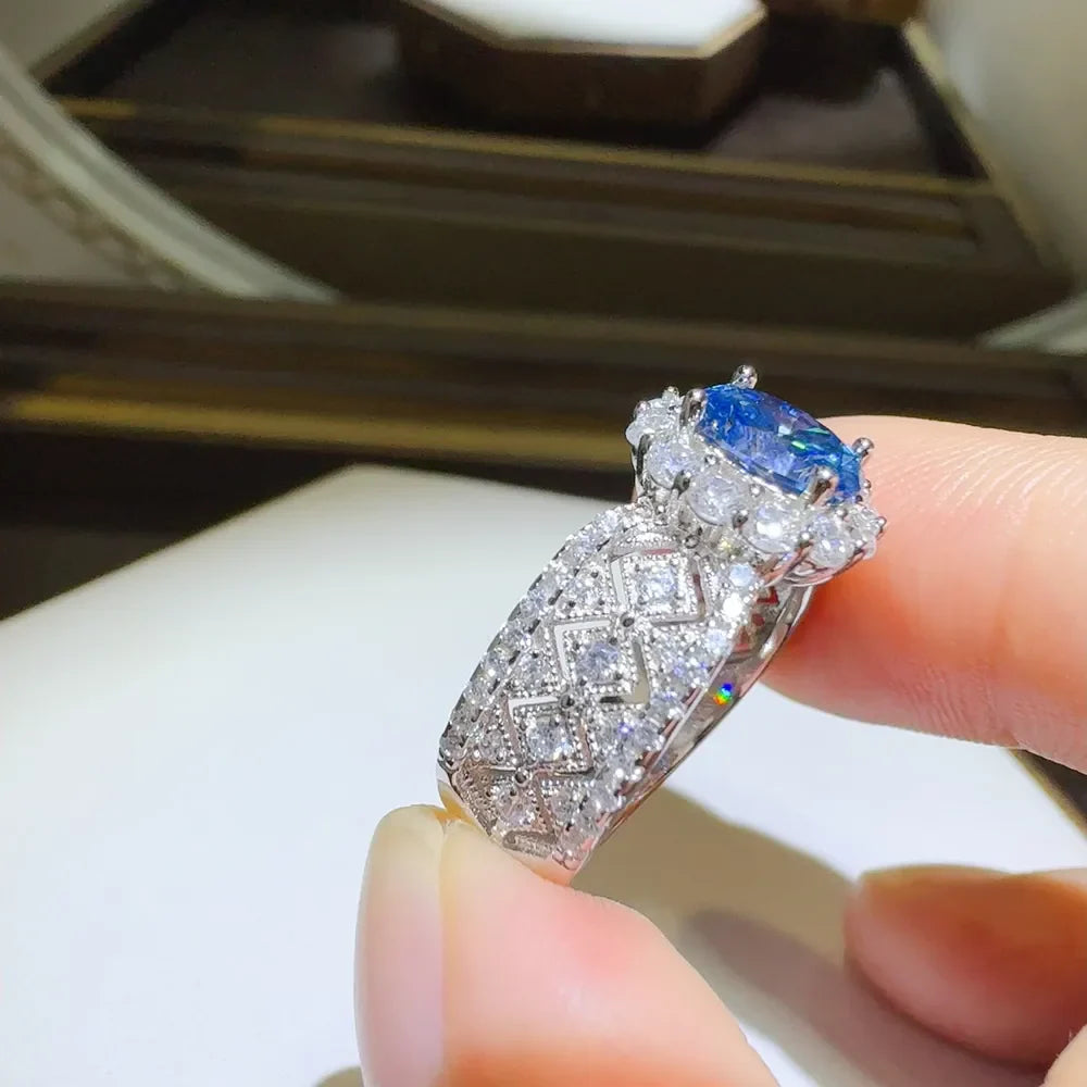 1 Carat Sparkala™ Zircon 925 Sterling Silver Ring