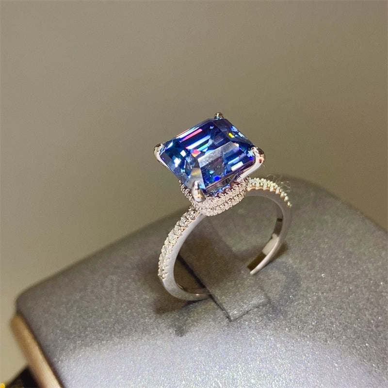 5 Carat Blue Sparkala™ Sterling Silver Ring