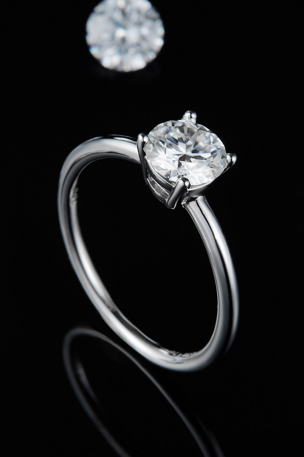 1 Carat Sparkala™ Platinum Over Pure Sterling Silver Solitaire Ring