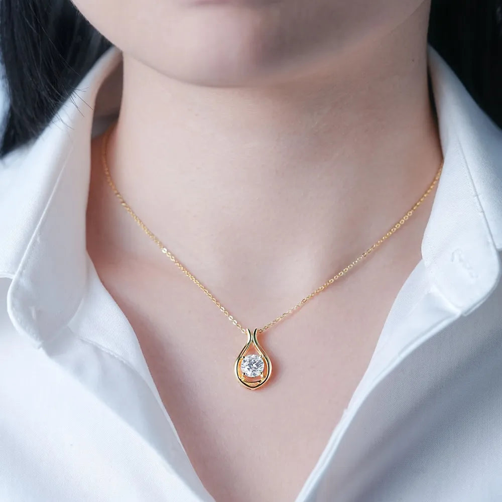 2 Carat Sparkala™ 925 Sterling Silver Pendant Necklace