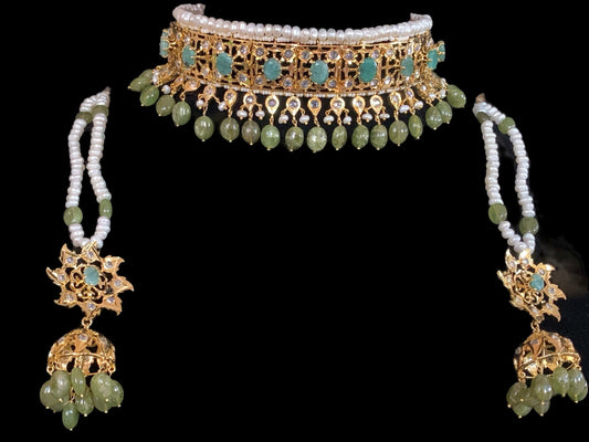 Insia jadavi lacha in natural beads (SHIPS IN 4 WEEKS)