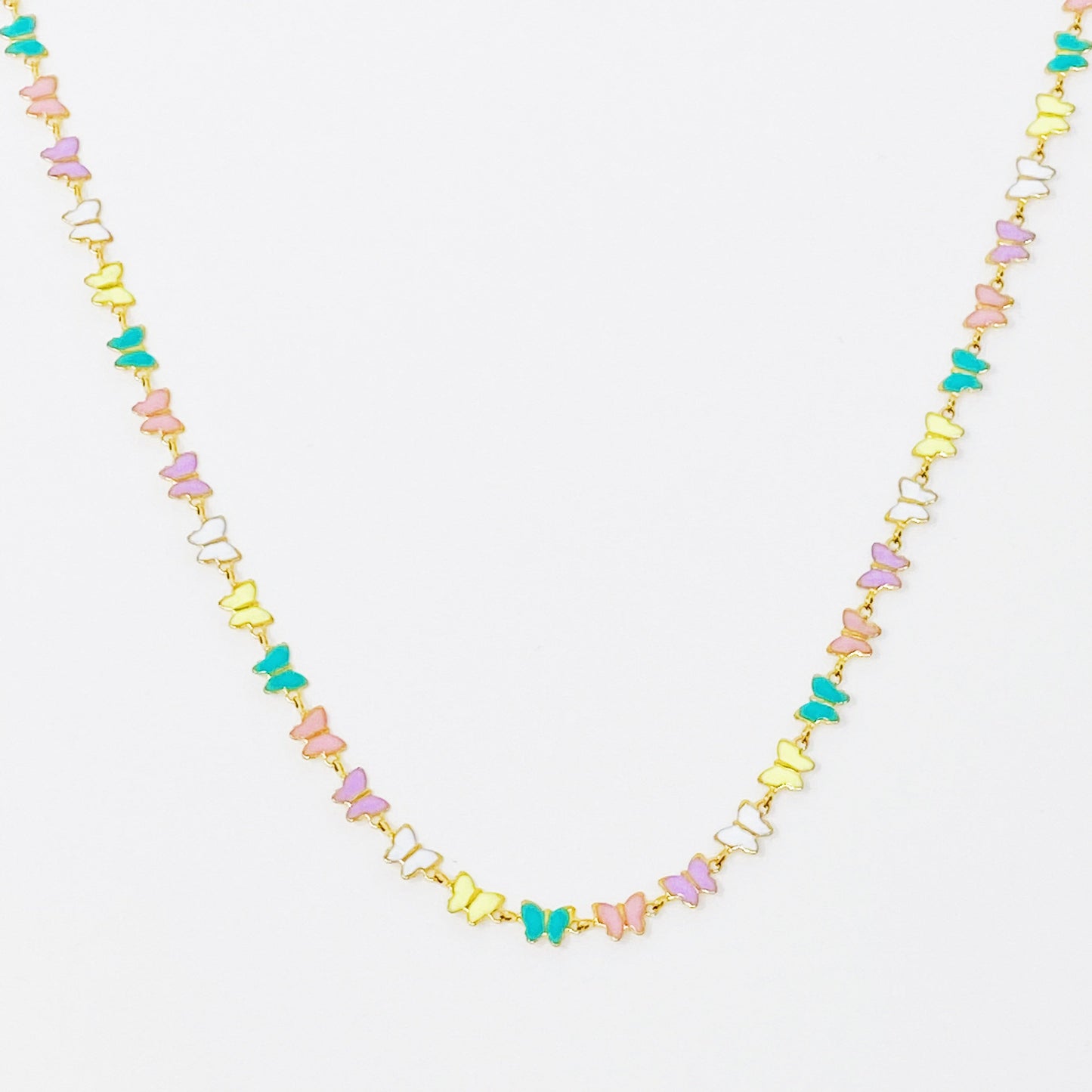 Linked Butterflies Necklace