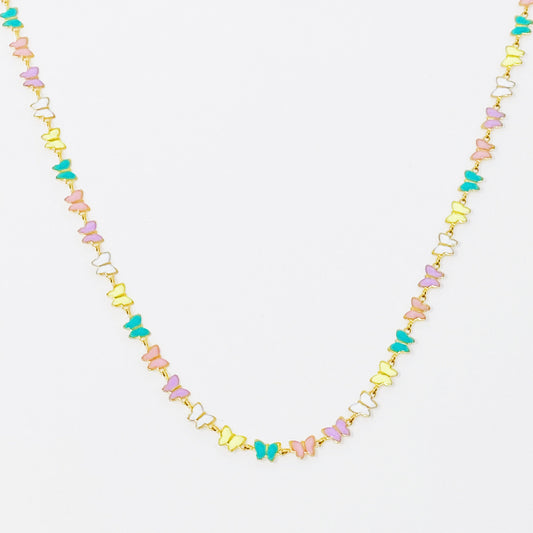 Linked Butterflies Necklace