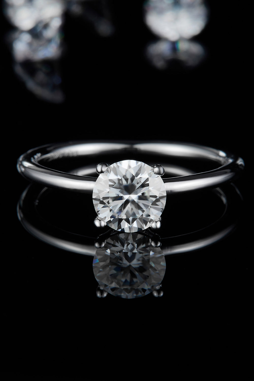 1 Carat Sparkala™ Platinum Over Pure Sterling Silver Solitaire Ring