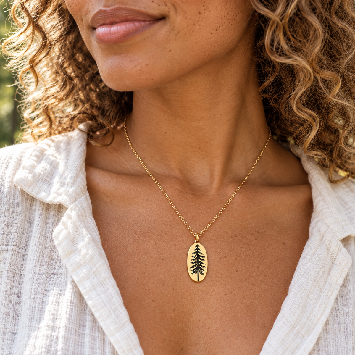 Pine Tree Necklace