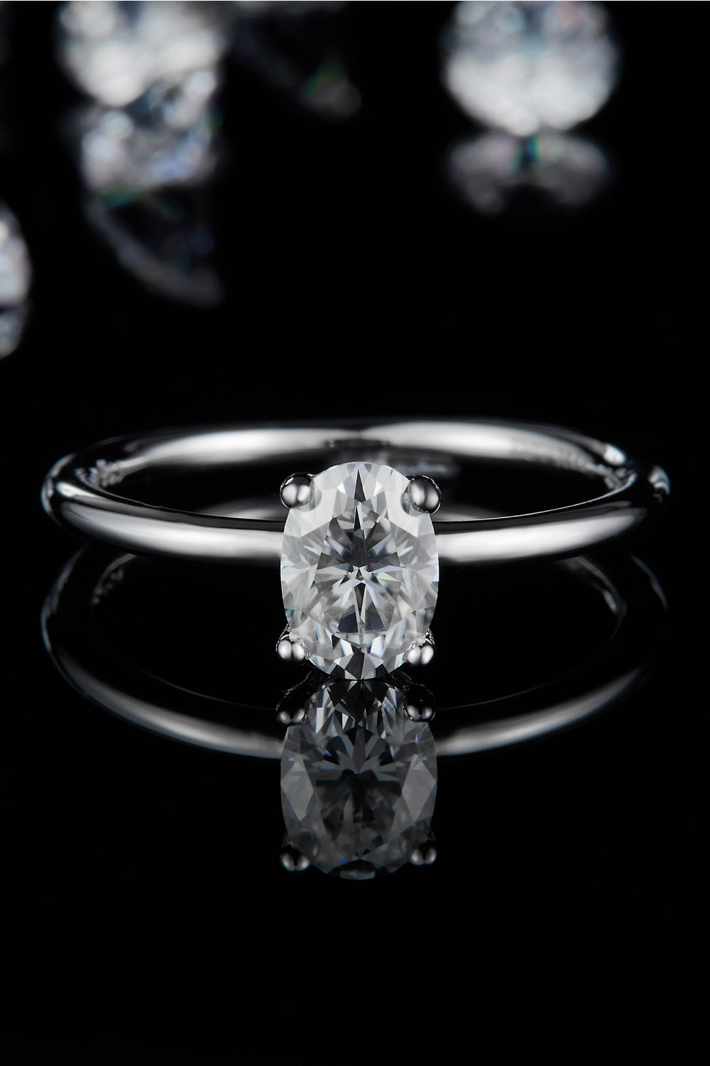 1 Carat Sparkala™ Platinum Over Pure Sterling Silver Solitaire Ring