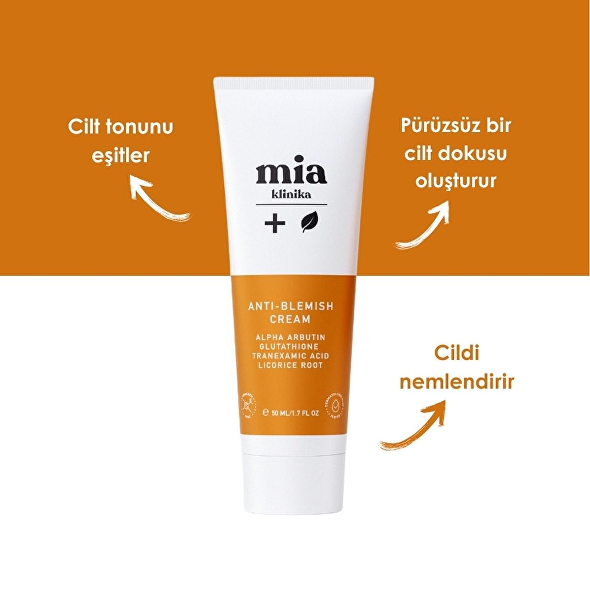 Mia Klinika Skin Whitening Cream - Even Skin Tone & Reduce Blemishes with Arbutin & Glutathione