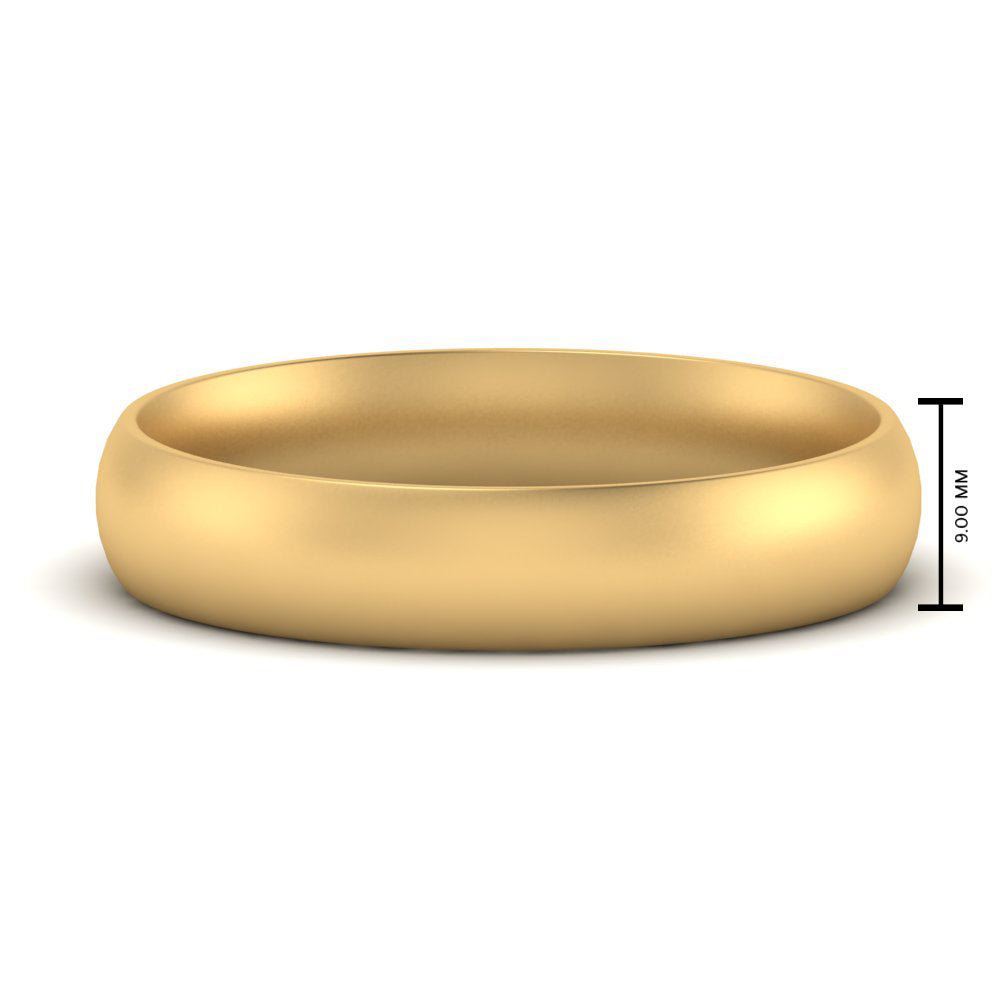 Comfort Fit Mens Wedding Band