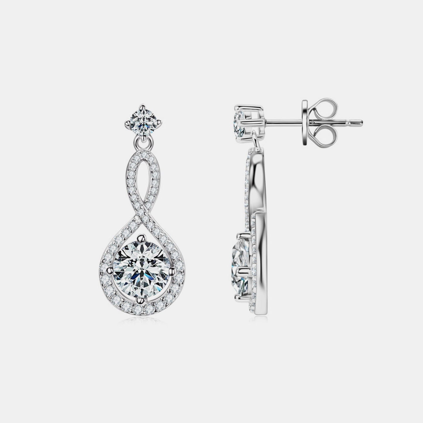 1 Carat Sparkala™ Pure Sterling Silver Earrings