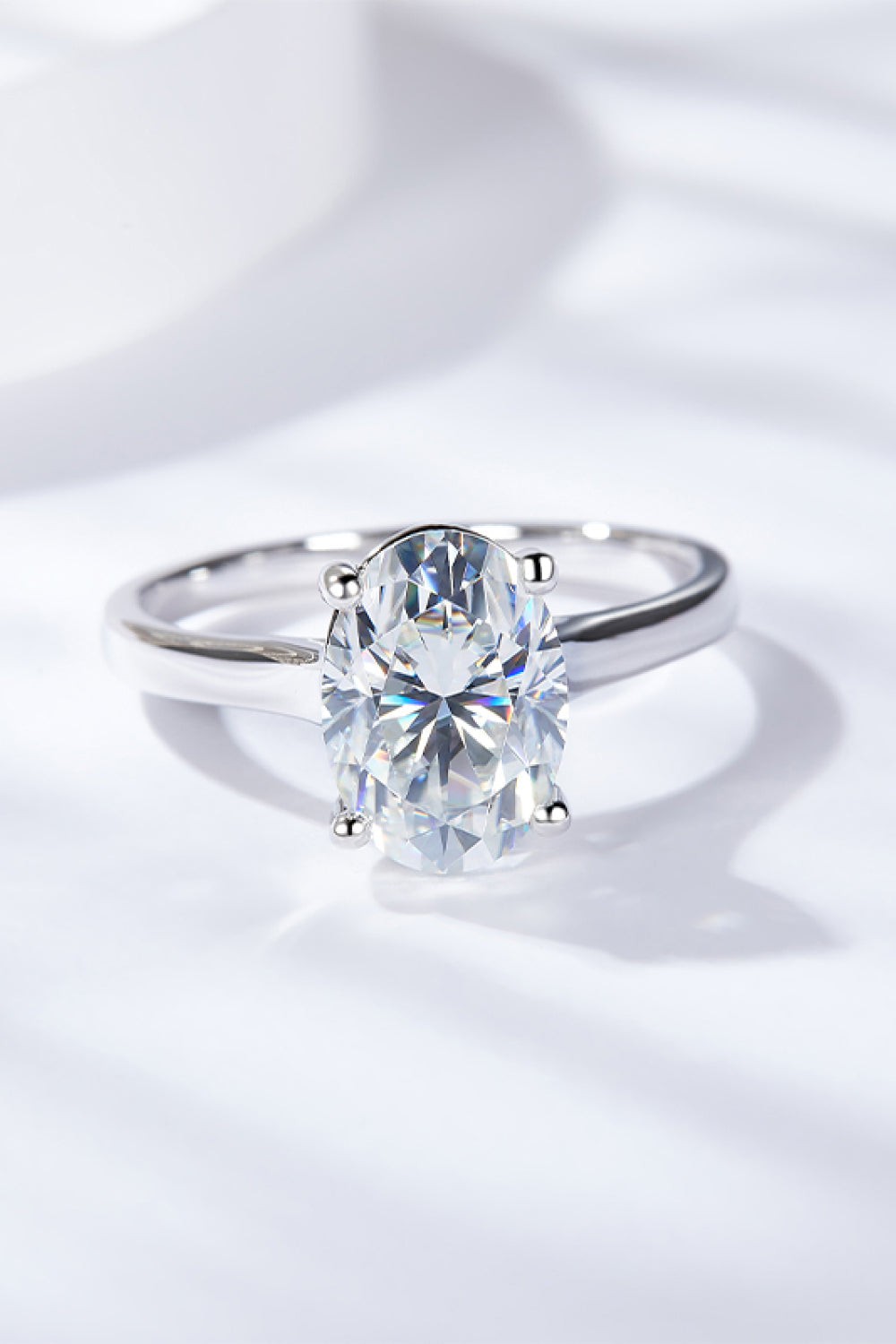 2.5 Carat Oval-Cut Sparkala™ Solitaire Ring
